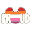  ディズニー Disney US公式商品 ミッキーマウス ミッキー ディズニープライドコレクション ピン コレクターグッズ おもちゃ フラッグ 旗 コレクション コレクター  Mickey Mouse Icon Pin ? Lesbian Flag Pride Collection グッズ ストア プレゼ