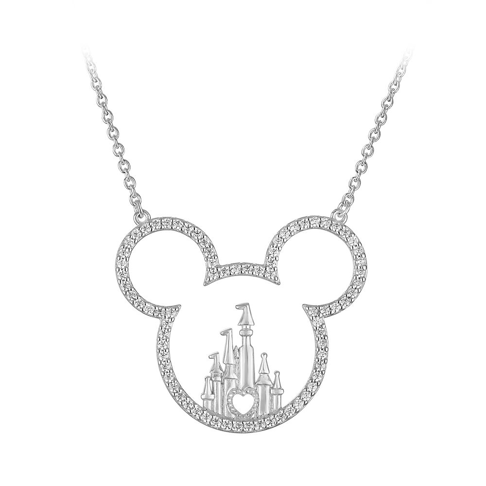 乐天商城 - 【取寄せ】 ディズニー Disney US公式商品 ミッキーマウス ミッキー ファンタジーランド Fantasyland ネックレス ジュエリー アクセサリー 城 キャッスル レベッカフック [並行輸入品] Mickey Mouse Icon Fantasyland Castle Necklace by Rebecca Hook プレゼント ギフト