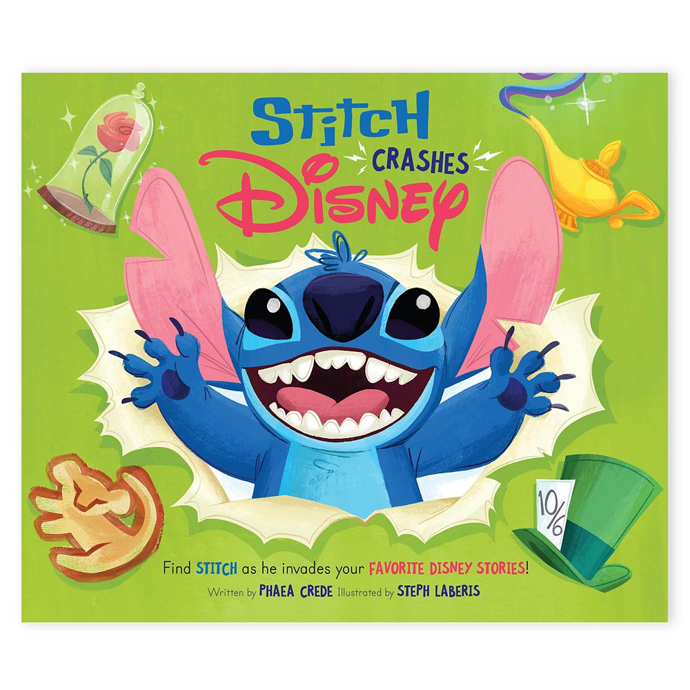  ディズニー Disney US公式商品 スティッチ リロとスティッチ 本 洋書 英語  Stitch Crashes Book グッズ ストア プレゼント ギフト クリスマス 誕生日 人気