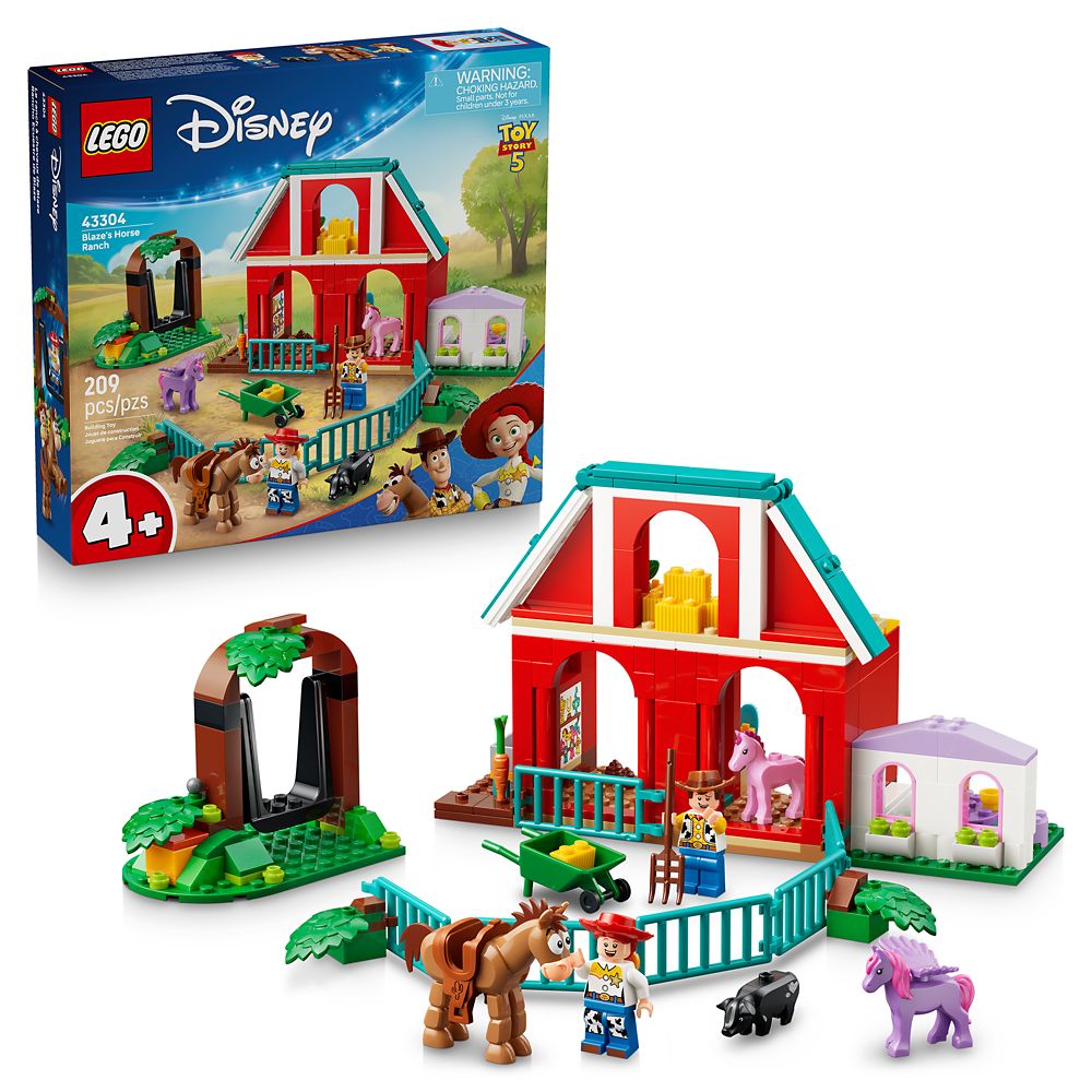 [주문] 디즈니 Disney US 공식 상품 토이 스토리 레고 블록 LEGO 레고 장난감 [병행 수입품] LEGO? Blaze's Horse Ranch 43304 ? Toy Story 5 상품 스토어 선물 선물 크리스마스 생일 인기