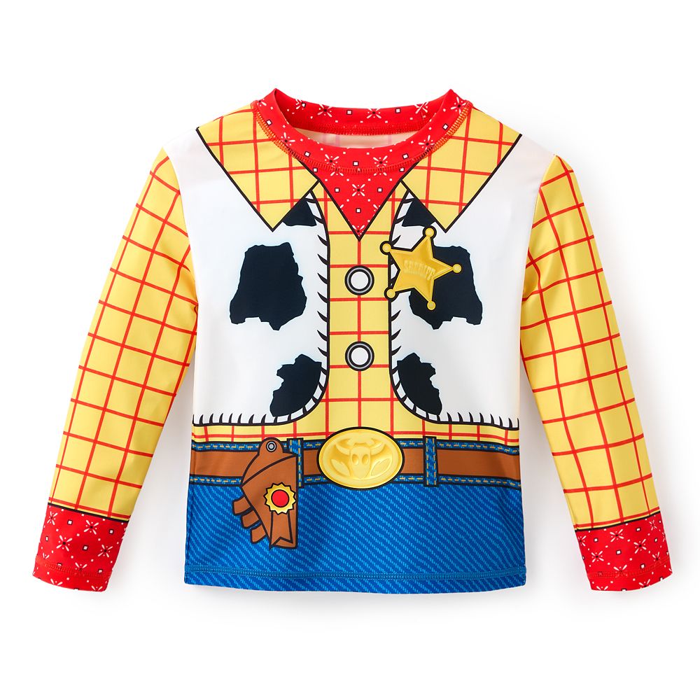 Rakuten - 【取寄せ】 ディズニー Disney US公式商品 トイストーリー ウッディ カウボーイ 子供 キッズ 女の子 男の子 おもちゃ 玩具 トイ 水着 ラッシュガード シャツ 服 コスチューム 衣装 ドレス コスプレ ハロウィン ハロウィーン [並行輸入品] Woody Costume Rash Guard for