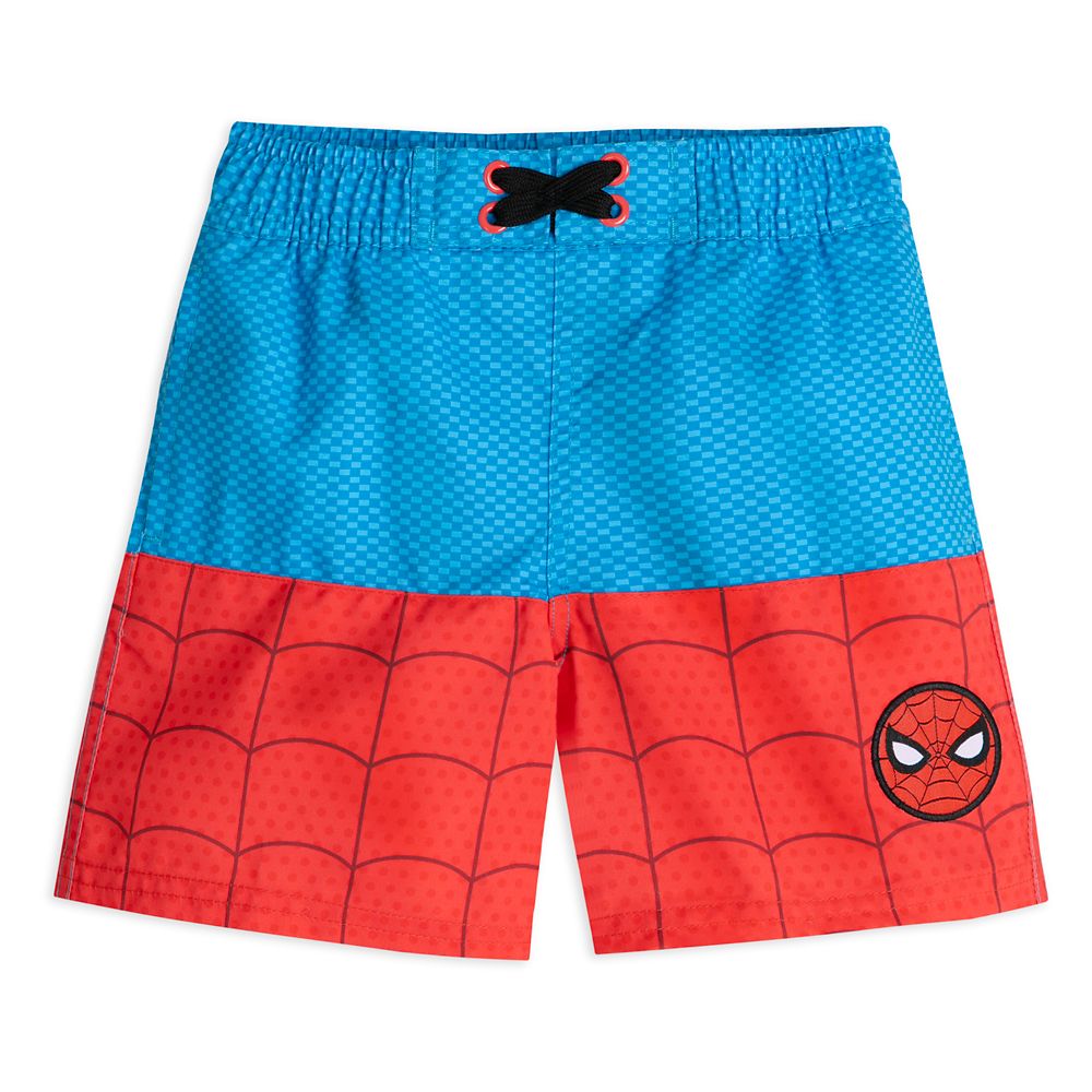 Rakuten - 【取寄せ】 ディズニー Disney US公式商品 スパイダーマン 子供 キッズ 女の子 男の子 水着 トランクス スイムパンツ パンツ ボトム 服 トランク 収納 スイムウェア [並行輸入品] Spider-Man Swim Trunks for Kids グッズ ストア プレゼント ギフト 誕生日 人気