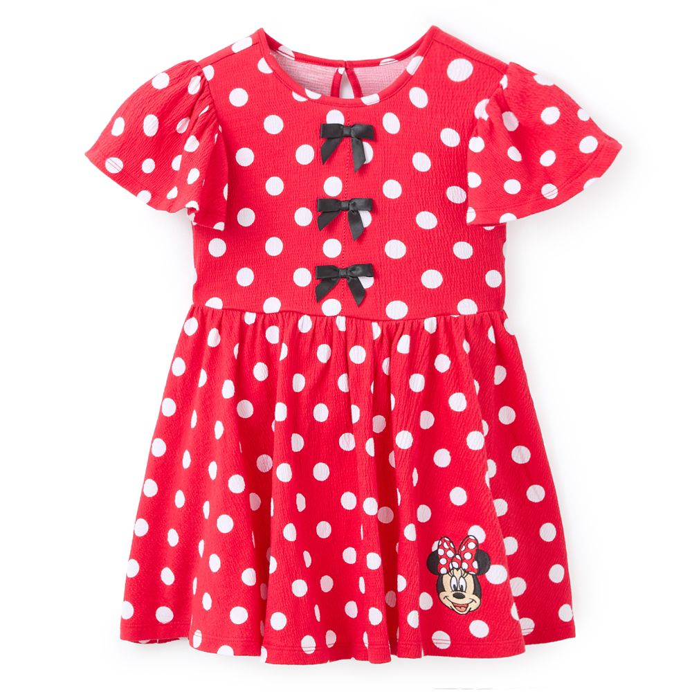 乐天商城 - 【取寄せ】 ディズニー Disney US公式商品 ミニーマウス ミニー 女の子 ガールズ 子供 ドレス 洋服 女の子用 子供用 [並行輸入品] Minnie Mouse Dress for Girls ? Red グッズ ストア プレゼント ギフト 誕生日 人気