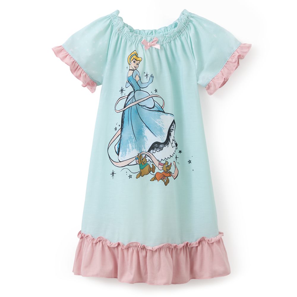 Rakuten - 【取寄せ】 ディズニー Disney US公式商品 シンデレラ プリンセス 子供 キッズ 女の子 男の子 パジャマ 寝巻き 部屋着 服 [並行輸入品] Cinderella Nightshirt for Kids グッズ ストア プレゼント ギフト 誕生日 人気