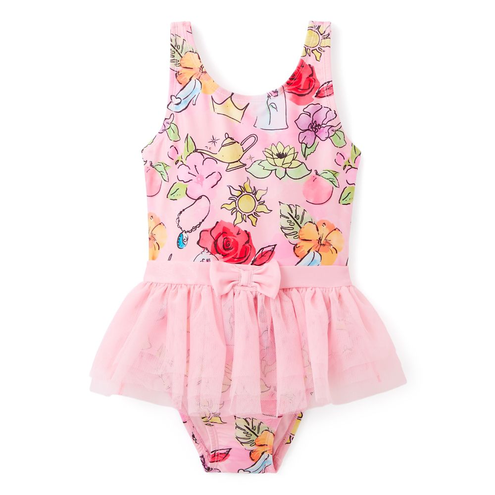 Rakuten - 【取寄せ】 ディズニー Disney US公式商品 プリンセス 女の子 ガールズ 子供 水着 スイムウェア 女の子用 子供用 服 [並行輸入品] Disney Princess Swimsuit for Girls グッズ ストア プレゼント ギフト 誕生日 人気