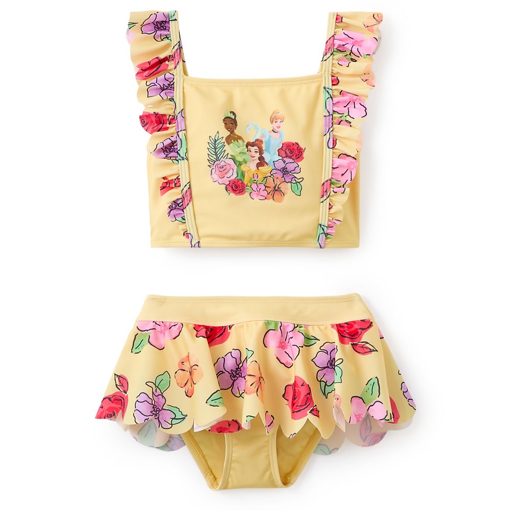 乐天商城 - 【取寄せ】 ディズニー Disney US公式商品 プリンセス 女の子 ガールズ 子供 水着 スイムウェア 2点 女の子用 子供用 服 [並行輸入品] Disney Princess Swimsuit for Girls ? Two-Piece グッズ ストア プレゼント ギフト 誕生日 人気