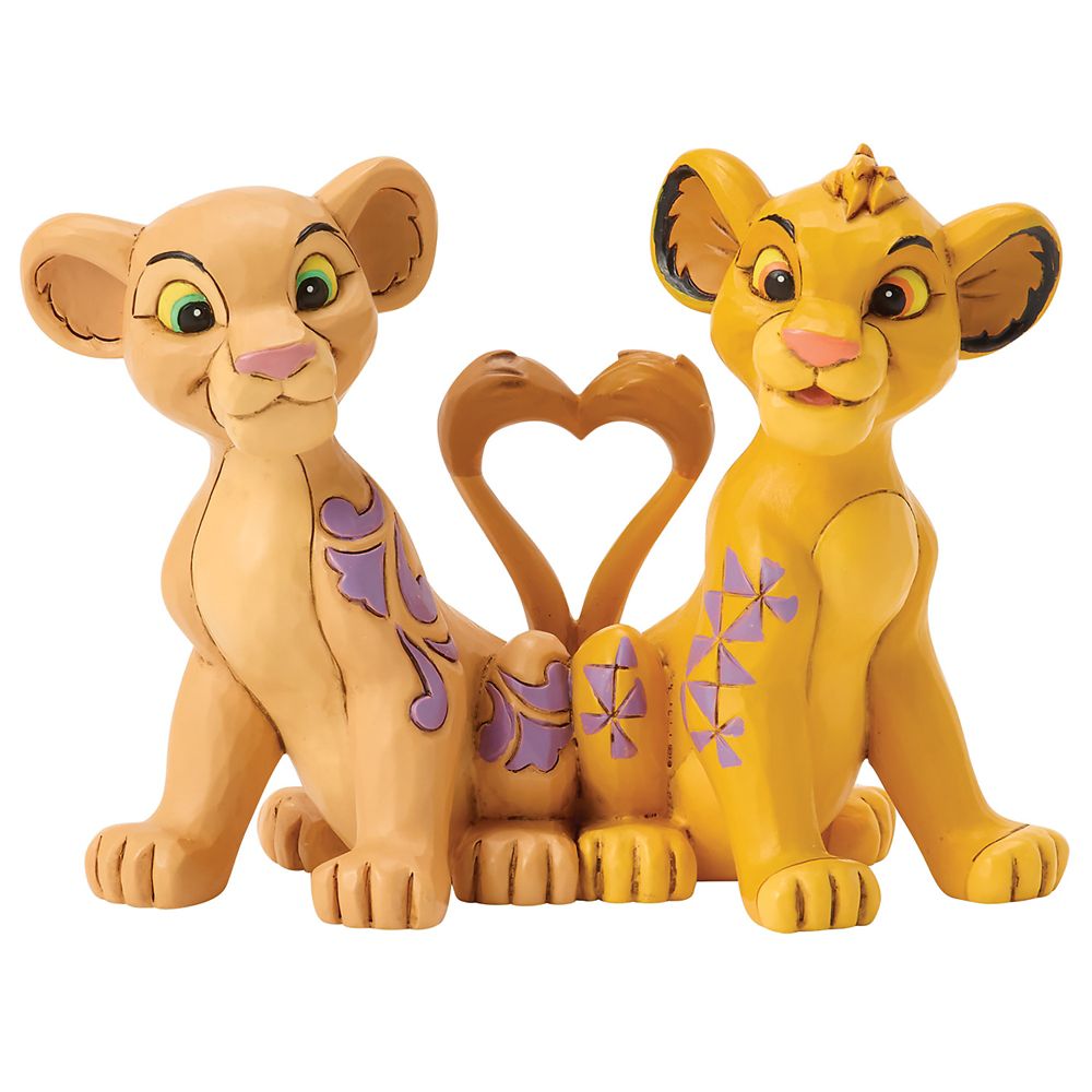 Rakuten - 【取寄せ】 ディズニー Disney US公式商品 ライオンキング シンバ ナラ 置物 フィギュア ジムショア 人形 おもちゃ [並行輸入品] Simba and Nala ''The Circle of Love'' Figure by Jim Shore ??The Lion King グッズ ストア プレゼント ギフト 誕生日 人気