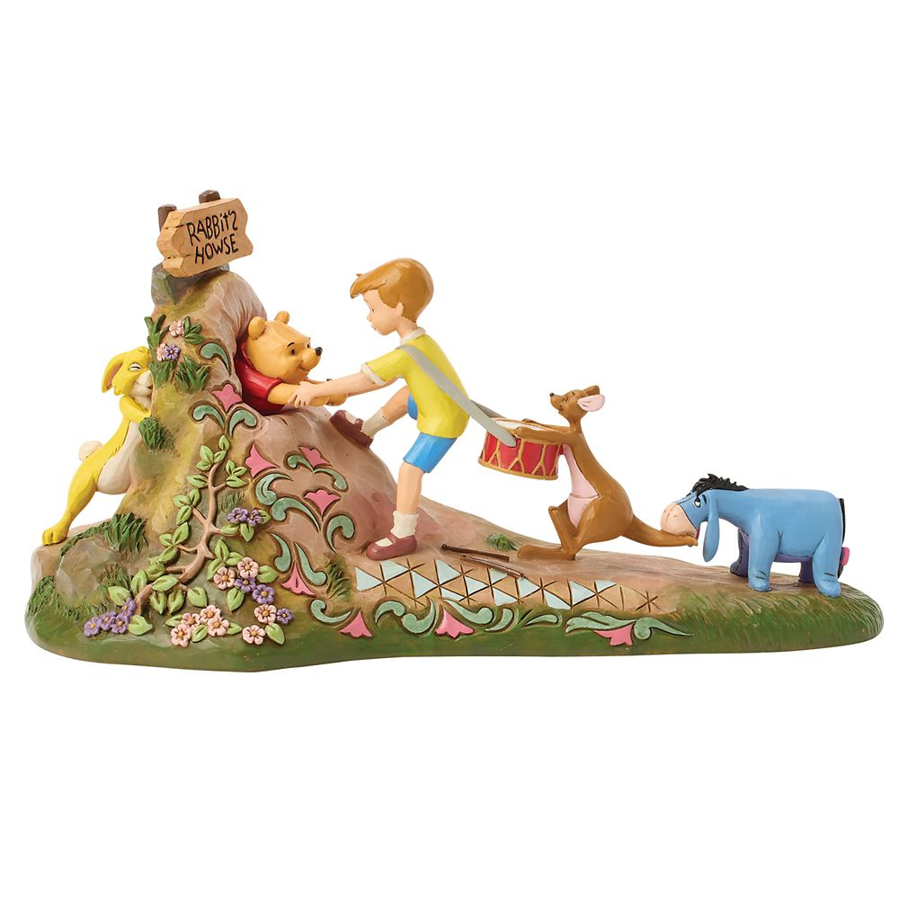 Rakuten - 【取寄せ】 ディズニー Disney US公式商品 くまのプーさん ぷーさん プーさん pooh 置物 フィギュア ジムショア 人形 おもちゃ [並行輸入品] Winnie the Pooh and the Honey Tree ''Friends to the Rescue'' Figure by Jim Shore グッズ ストア プレゼント ギフト 誕生