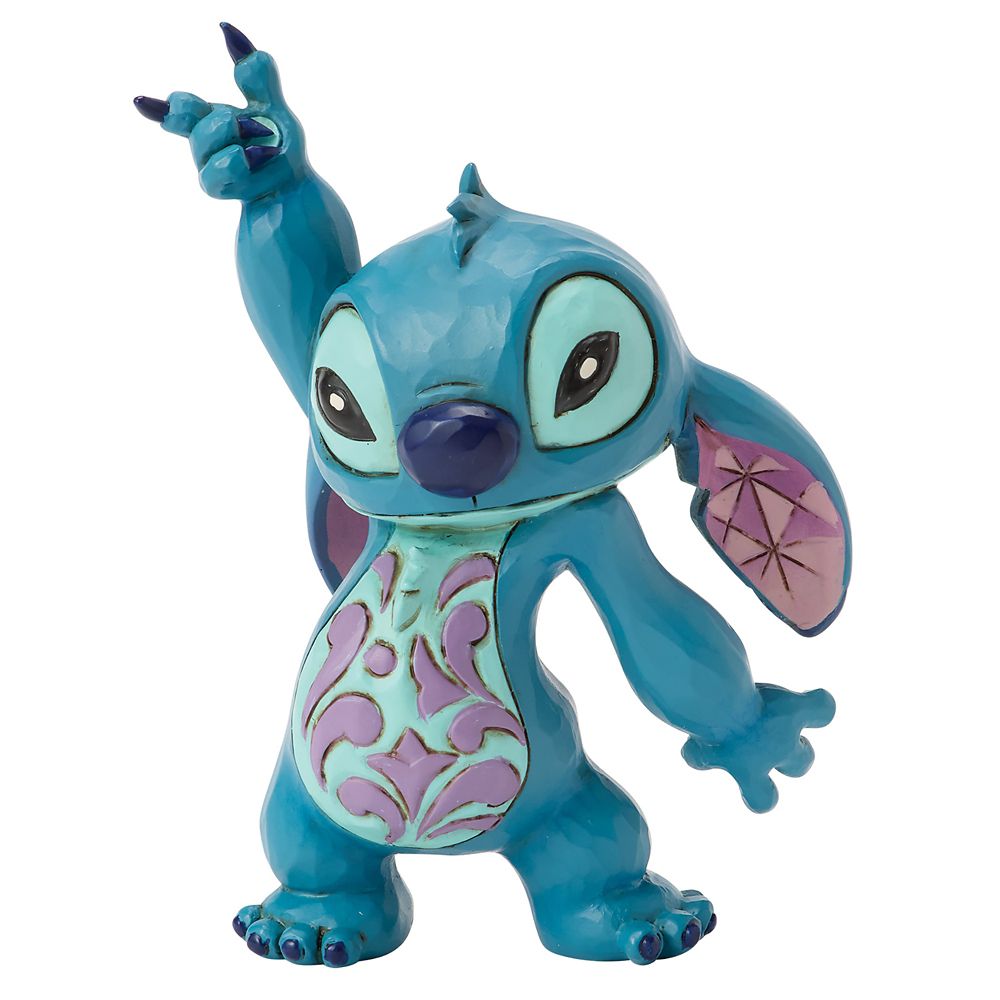 Rakuten - 【取寄せ】 ディズニー Disney US公式商品 スティッチ リロとスティッチ リロ 置物 フィギュア ジムショア 人形 おもちゃ ミニ [並行輸入品] Stitch ''Dancing'' Mini Figure by Jim Shore ??Lilo & Stitch グッズ ストア プレゼント ギフト 誕生日 人気