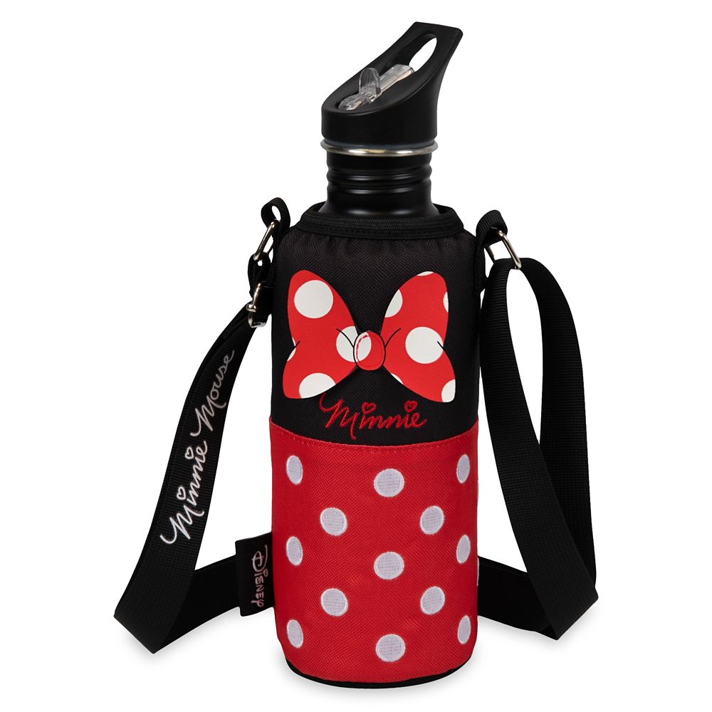Rakuten - 【取寄せ】 ディズニー Disney US公式商品 ミニーマウス ミニー 水筒 ウォーターボトル トートバッグ バック 鞄 かばん 手提げ Tシャツ 服 ボトル ステンレス製 クーラートート 保温性能 [並行輸入品] Minnie Mouse Stainless Steel Water Bottle and Cooler Tote グッ