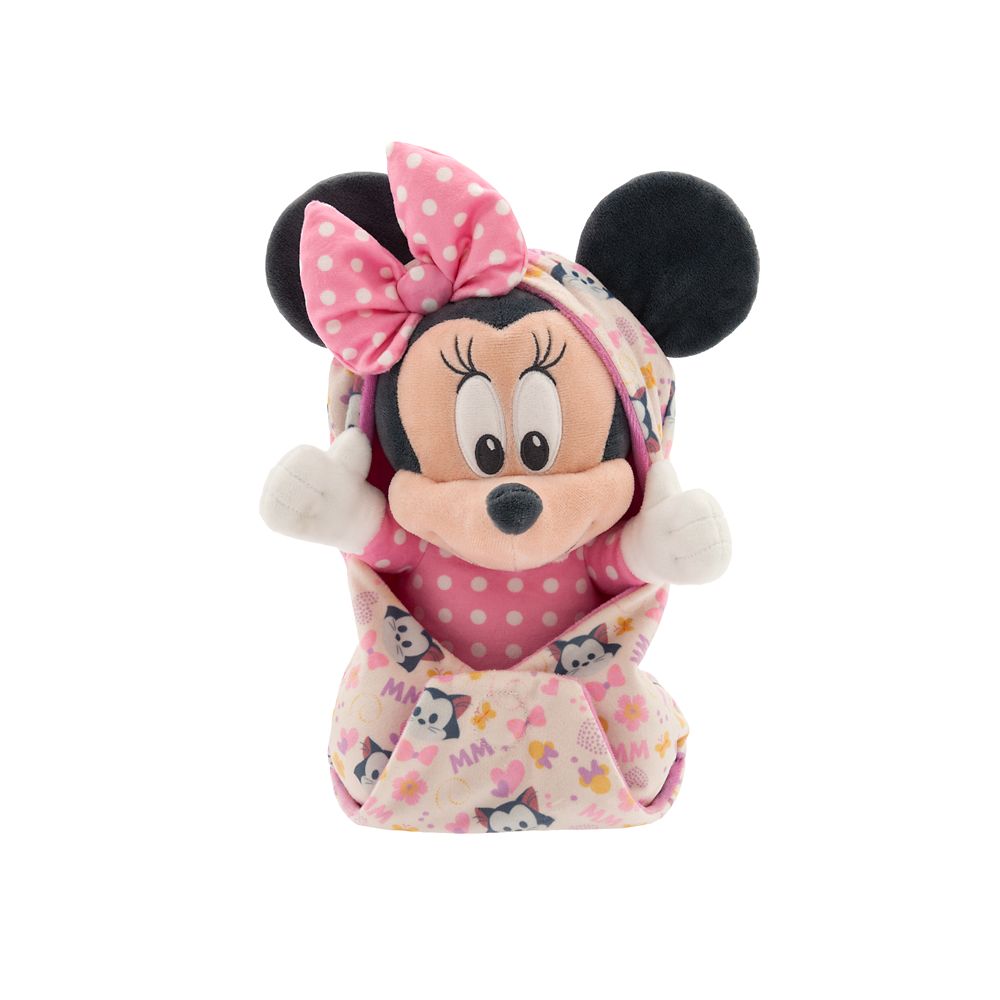樂天商城 - 【1-2日以内に発送】 ディズニー Disney US公式商品 ミニーマウス ミニー おくるみぬいぐるみ 赤ちゃん ベビー 小サイズ ぬいぐるみ 人形 おもちゃ 27.5cm [並行輸入品] Minnie Mouse Plush in Swaddle Babies Small 11'' グッズ ストア プレゼント