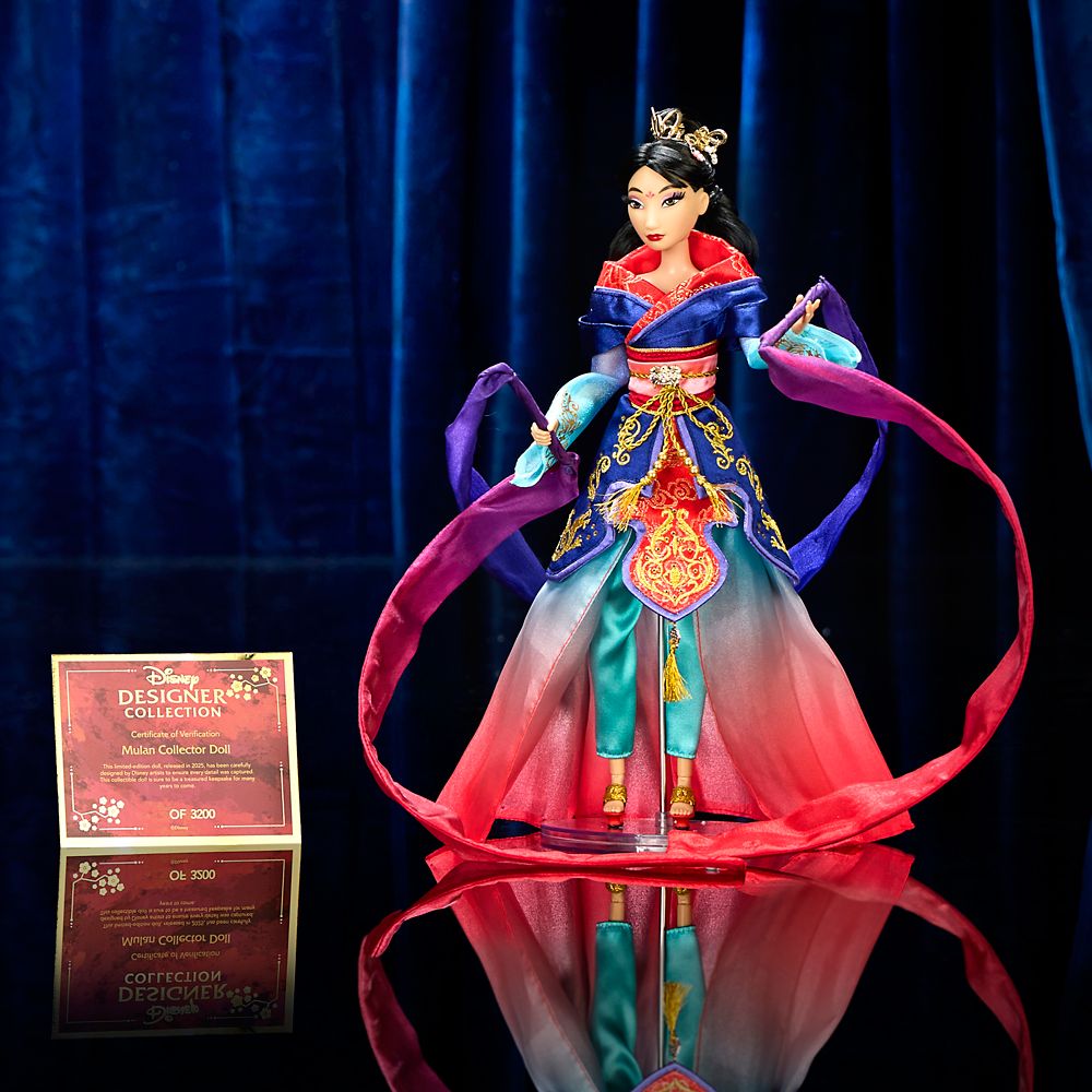 Rakuten - 【取寄せ】 ディズニー Disney US公式商品 ムーラン プリンセス デザイナーコレクション 限定版 サイン 標識 標示 限定 人形 ドール フィギュア おもちゃ デザイナーコレクション 30cm コレクション [並行輸入品] Mulan Limited Edition Doll ? Disney Designer Colle
