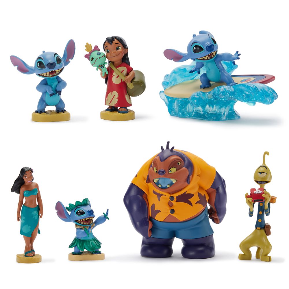 Rakuten - 【取寄せ】 ディズニー Disney US公式商品 スティッチ リロとスティッチ リロ フィギュア 置物 人形 おもちゃ セット [並行輸入品] Lilo & Stitch Figure Set グッズ ストア プレゼント ギフト 誕生日 人気