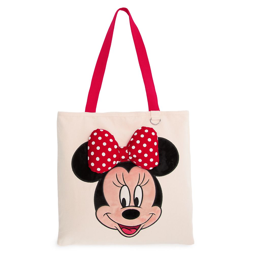 【取寄せ】 ディズニー Disney US公式商品 ミニーマウス ミニー トートバッグ バック 鞄 かばん 手提げ バッグ キャンバス [並行輸入品] Minnie Mouse Canvas Tote Bag グッズ ストア プレゼント ギフト 誕生日 人気