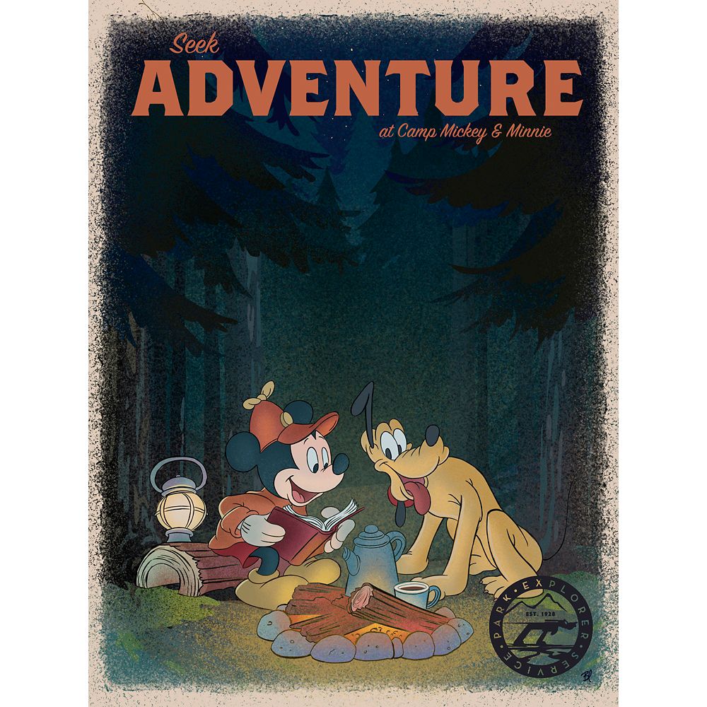 樂天商城 - 【取寄せ】 ディズニー Disney US公式商品 ミッキーマウス ミッキー プルート Pluto サイン 限定版 標識 標示 限定 キャンバス アドベンチャー キャンバスアート 絵画 絵 アート インテリア 壁 装飾 デザイン [並行輸入品] Mickey Mouse and Pluto ''Seek Adventure''