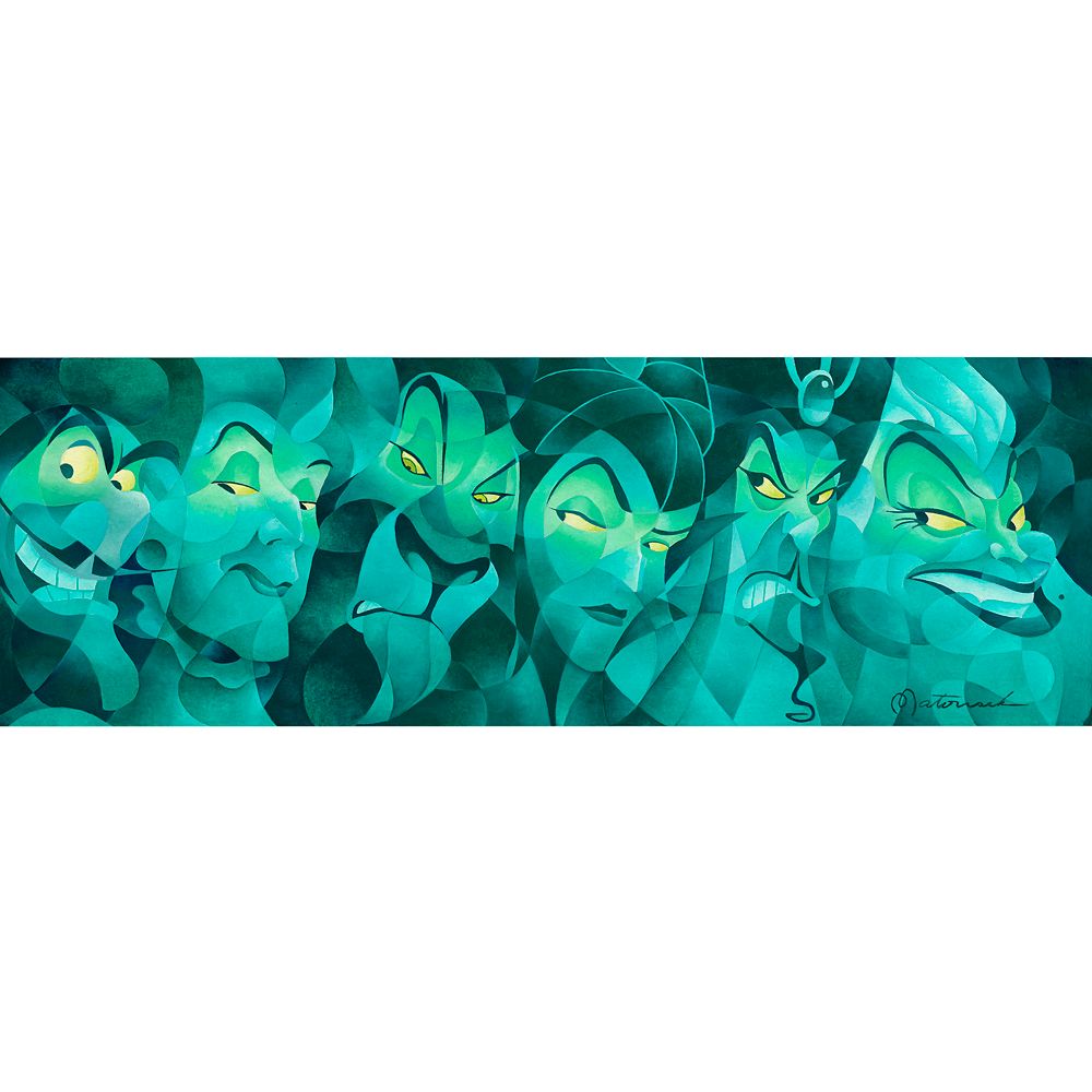 Graphic - 【取寄せ】 ディズニー Disney US公式商品 ビランズ 悪役 魔女 ヴィランズ 限定版 マット 敷物 限定 キャンバス [並行輸入品] Disney Villains ''Trust No One'' Canvas Artwork by Tom Matousek ? Limited Edition グッズ ストア プレゼント ギフト 誕生日 人気