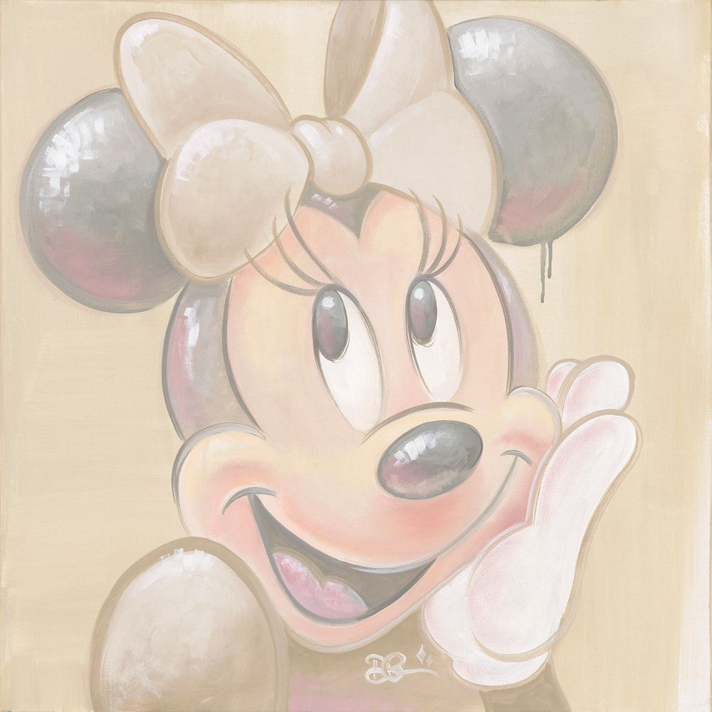 Rakuten - 【取寄せ】 ディズニー Disney US公式商品 ミニーマウス ミニー 限定版 限定 キャンバス キャンバスアート 絵画 絵 アート インテリア 壁 装飾 デザイン [並行輸入品] Minnie Mouse ''Take a Bow'' Gallery Wrapped Canvas by Dom Corona ? Limited Edition グッズ ス