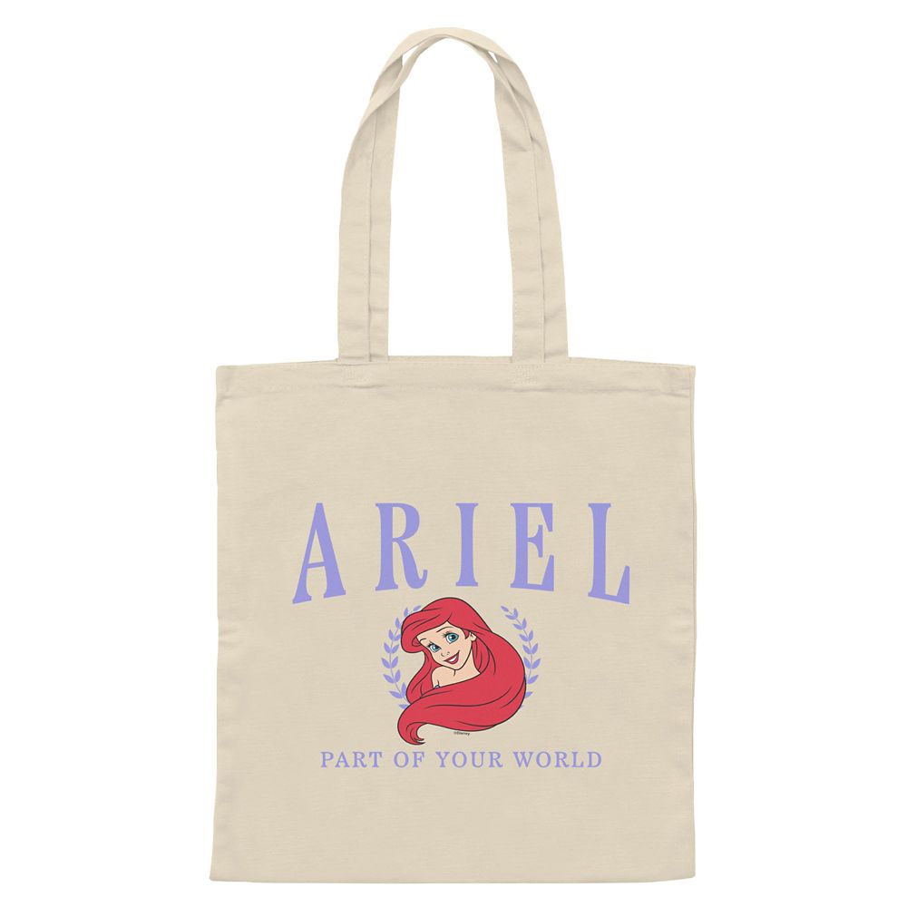 Rakuten - 【取寄せ】 ディズニー Disney US公式商品 リトルマーメイド アリエル Ariel プリンセス トートバッグ バック 鞄 かばん 手提げ キャンバス [並行輸入品] Ariel Canvas Tote ? The Little Mermaid ? Disney Princess グッズ ストア プレゼント ギフト 誕生日 人気
