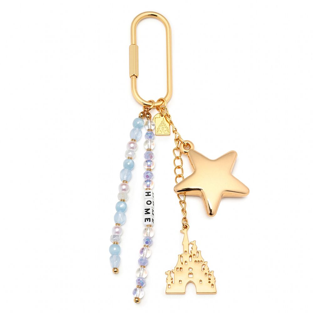 Anime Goods - 【取寄せ】 ディズニー Disney US公式商品 ファンタジーランド Fantasyland チャーム 飾り ジュエリー アクセサリー バッグ バック 鞄 かばん キーホルダー 城 キャッスル [並行輸入品] Fantasyland Castle ''Home'' Bag Charm by Little Words Project グッズ ストア