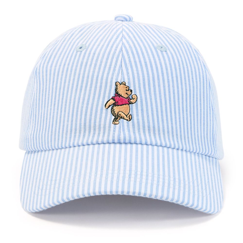 Rakuten - 【取寄せ】 ディズニー Disney US公式商品 くまのプーさん ぷーさん プーさん pooh 大人用 大人 キャップ 帽子 ハット ベースボールキャップ 野球帽 ベースボール 野球 ボール [並行輸入品] Winnie the Pooh Seersucker Baseball Cap for Adults グッズ ストア プレゼ