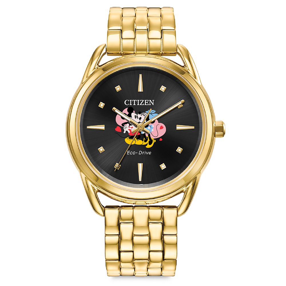 C, D, T, R, W - 【取寄せ】 ディズニー Disney US公式商品 ミッキーマウス ミッキー ミニーマウス ミニー 腕時計 時計 シチズン [並行輸入品] Mickey and Minnie Mouse Sweetheart Nights Watch by Citizen グッズ ストア プレゼント ギフト 誕生日 人気