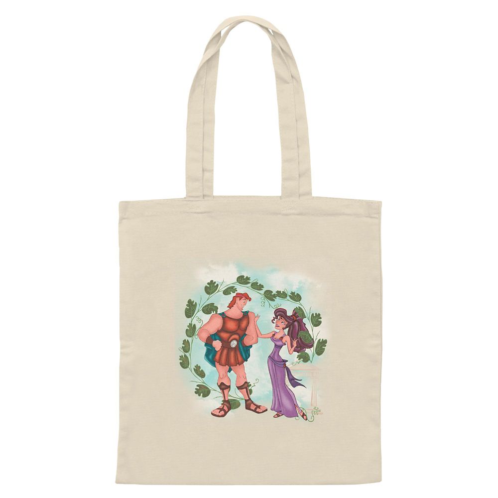 Rakuten - 【取寄せ】 ディズニー Disney US公式商品 ヘラクレス メガラ トートバッグ バック 鞄 かばん 手提げ キャンバス [並行輸入品] Hercules and Megara Canvas Tote ??Hercules グッズ ストア プレゼント ギフト 誕生日 人気