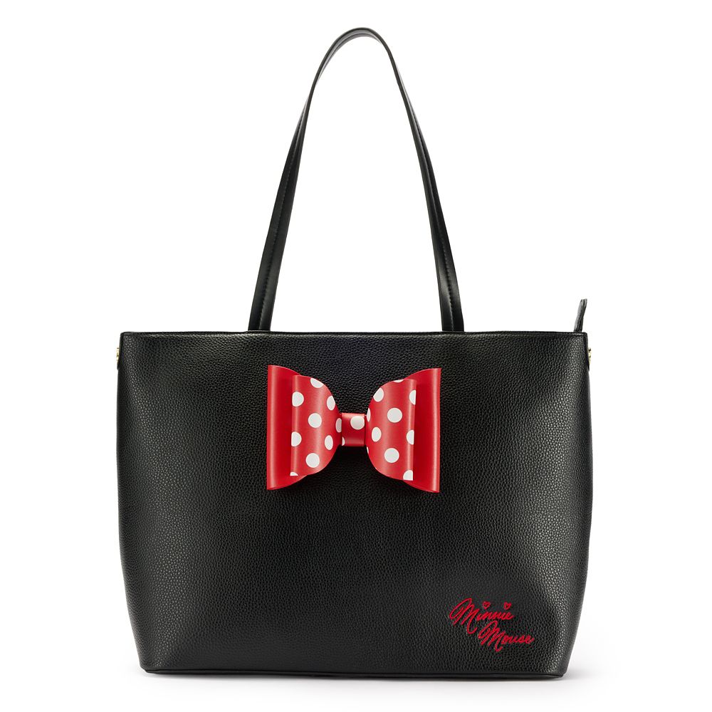 Rakuten - 【取寄せ】 ディズニー Disney US公式商品 ミニーマウス ミニー トートバッグ バック 鞄 かばん 手提げ リボン [並行輸入品] Minnie Mouse Bow Tote グッズ ストア プレゼント ギフト 誕生日 人気
