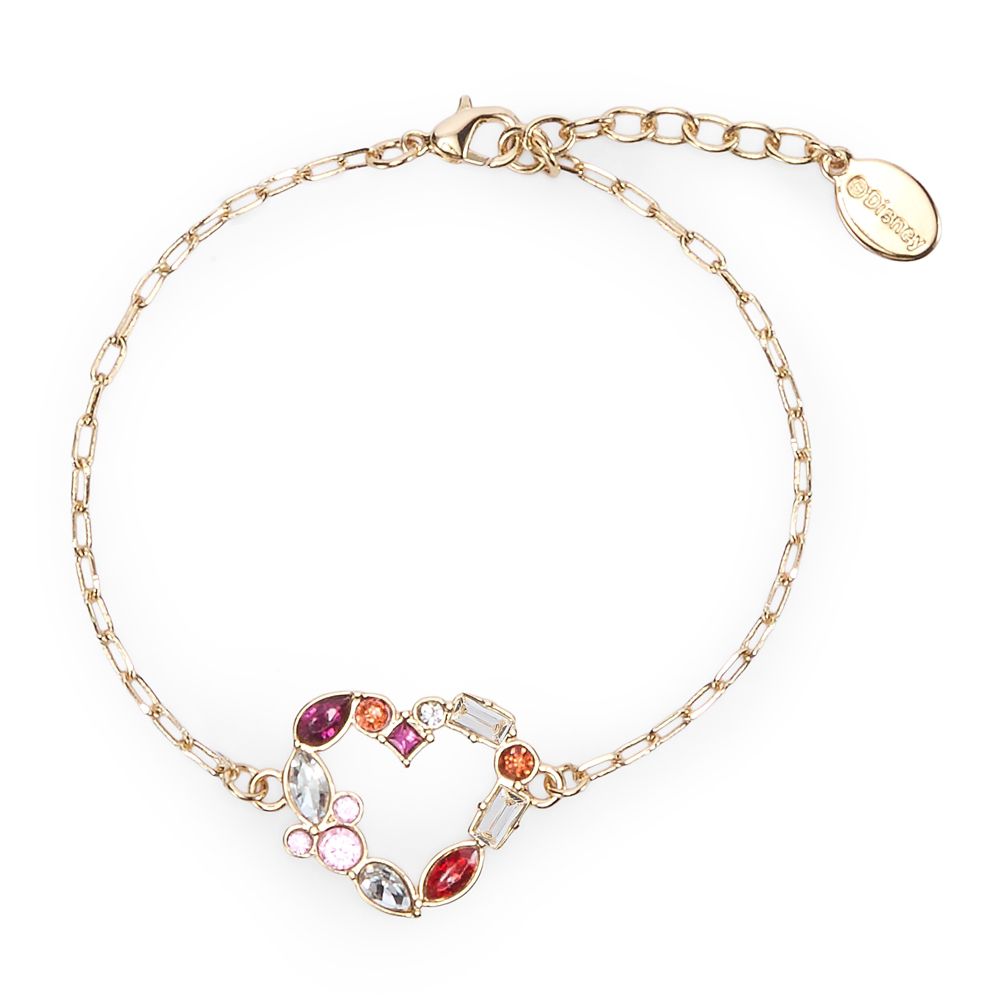 Rakuten - 【取寄せ】 ディズニー Disney US公式商品 ミッキーマウス ミッキー ブレスレット アクセサリー ジュエリー [並行輸入品] Mickey Mouse Icon Heart Bracelet グッズ ストア プレゼント ギフト 誕生日 人気