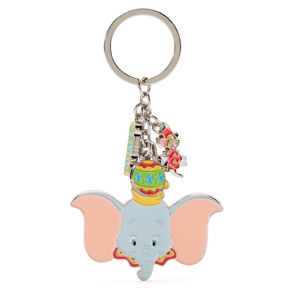 Rakuten - 【取寄せ】 ディズニー Disney US公式商品 ダンボ Dumbo キーチェーン アクセサリー キーホルダー チャーム 飾り ジュエリー カギ 鍵 キー [並行輸入品] Dumbo Charm Keychain グッズ ストア プレゼント ギフト 誕生日 人気