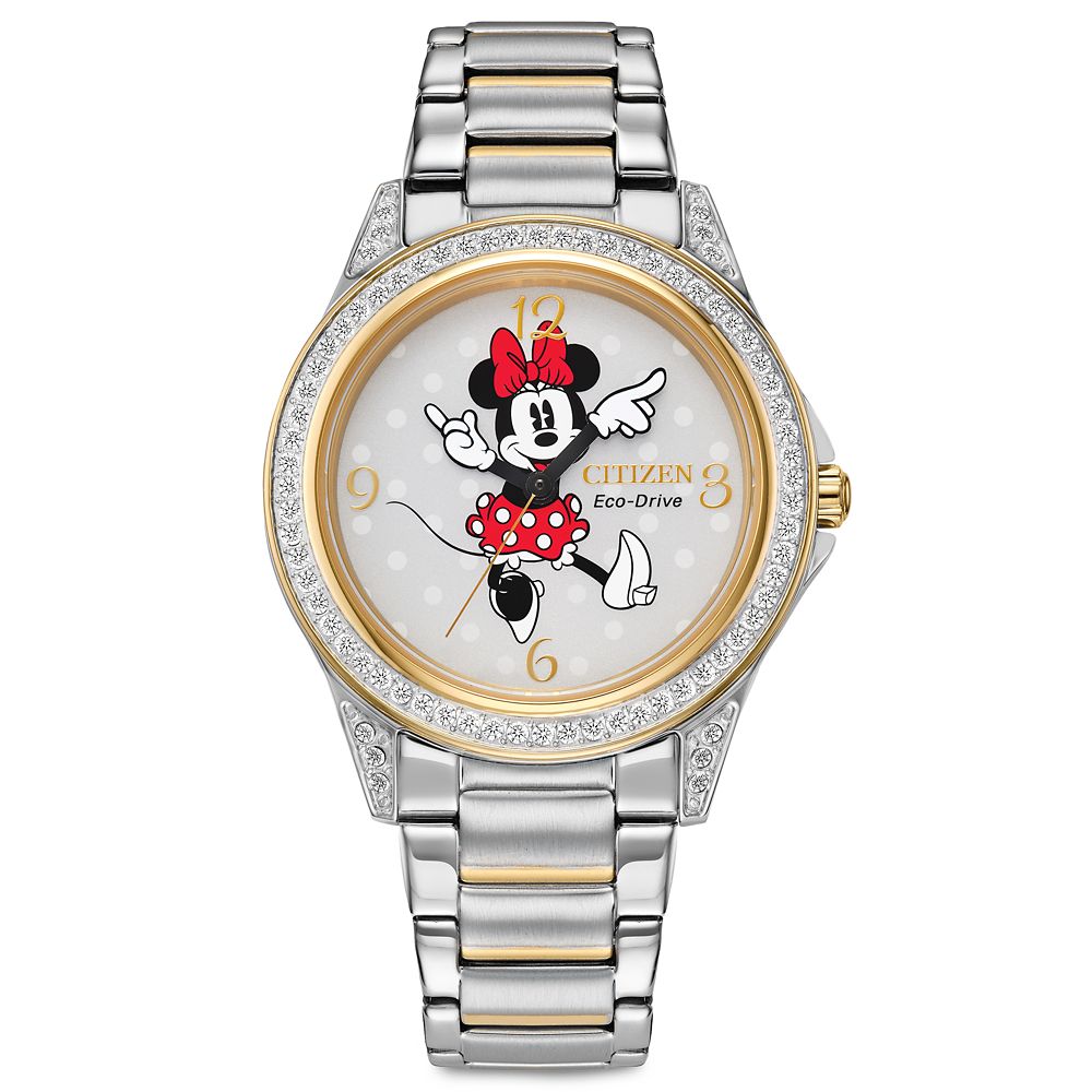 CITIZEN - 【取寄せ】 ディズニー Disney US公式商品 ミニーマウス ミニー 大人用 大人 腕時計 時計 シチズン [並行輸入品] Minnie Mouse Hands Watch for Adults by Citizen グッズ ストア プレゼント ギフト 誕生日 人気