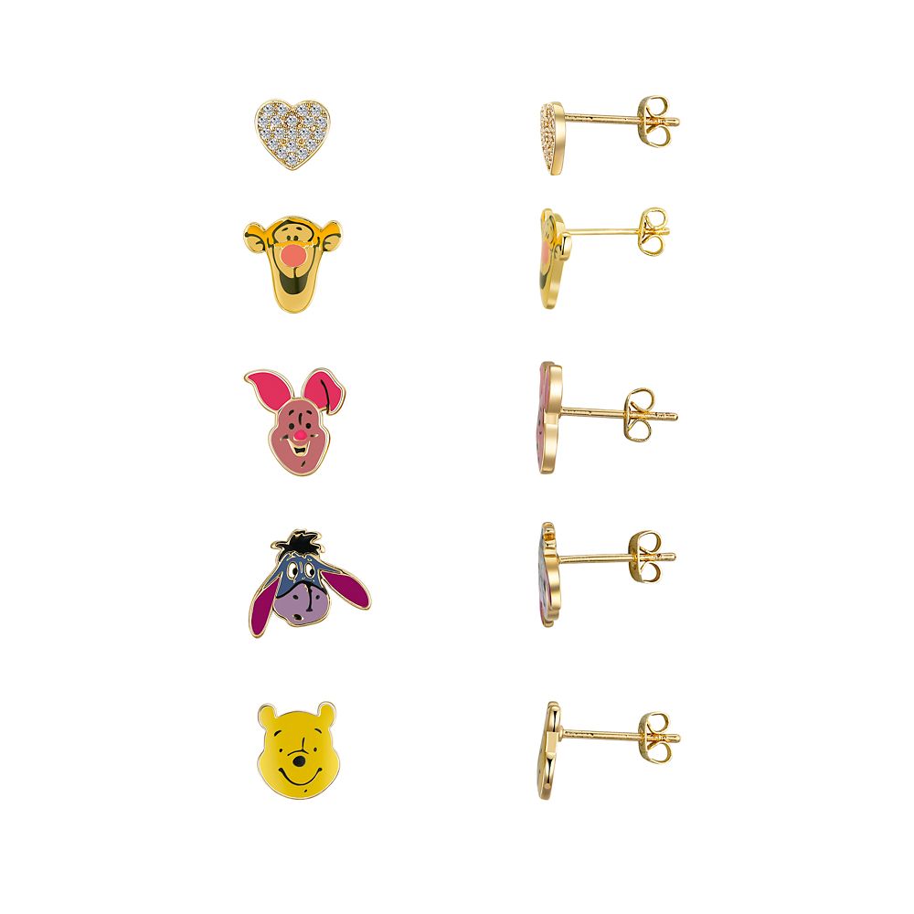 Rakuten - 【取寄せ】 ディズニー Disney US公式商品 くまのプーさん ぷーさん プーさん pooh ピアス ジュエリー アクセサリー セット [並行輸入品] Winnie the Pooh and Pals Character Earring Set グッズ ストア プレゼント ギフト 誕生日 人気