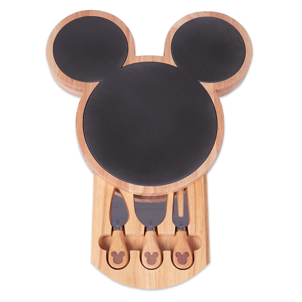 Rakuten - 【取寄せ】 ディズニー Disney US公式商品 ミッキーマウス ミッキー セット チーズボード [並行輸入品] Mickey Mouse Cheese Board and Tools Set グッズ ストア プレゼント ギフト 誕生日 人気