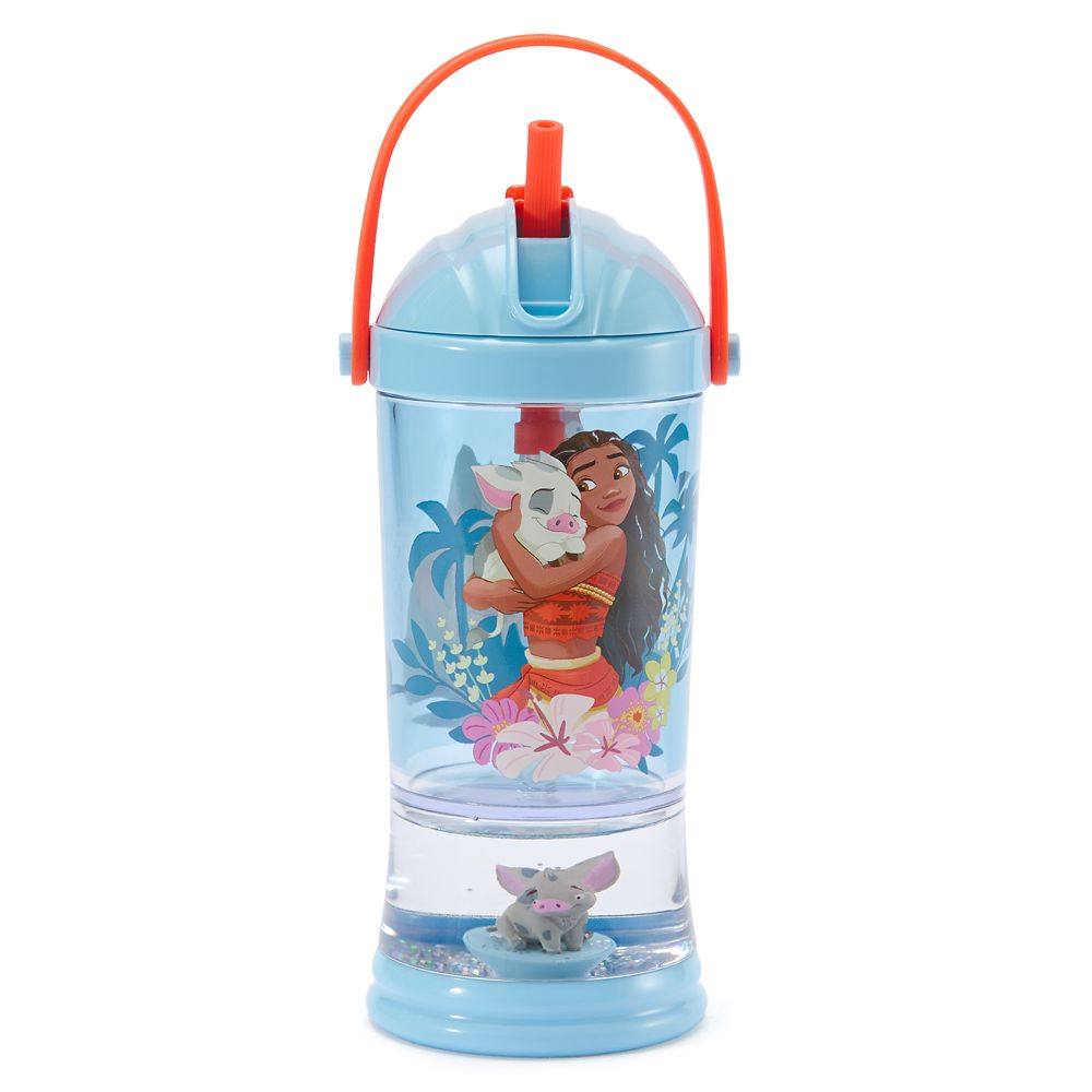 Rakuten - 【取寄せ】 ディズニー Disney US公式商品 モアナと伝説の海 モアナ ワイアリキ 子供 キッズ 女の子 男の子 水筒 ウォーターボトル スノーグローブ 置物 フィギュア 地球儀 球 グローブ ボトル [並行輸入品] Moana Snow Globe Water Bottle for Kids グッズ ストア プ