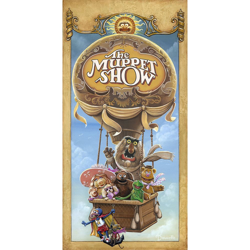 Rakuten - 【取寄せ】 ディズニー Disney US公式商品 マペットショー Muppet サイン カーテン ブラインド 限定版 標識 標示 限定 キャンバス キャンバスアート 絵画 絵 アート インテリア 壁 装飾 デザイン [並行輸入品] The Muppet Show ''It's Time to Raise the Curtain'' Gal