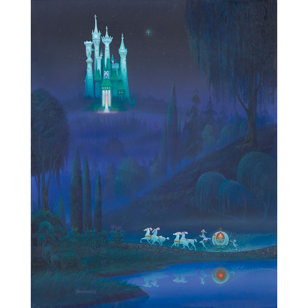 Rakuten - 【取寄せ】 ディズニー Disney US公式商品 シンデレラ プリンセス ウィッシュ 限定版 限定 キャンバス キャンバスアート 絵画 絵 アート インテリア 壁 装飾 デザイン [並行輸入品] Cinderella ''Wishes Do Come True'' Gallery Wrapped Canvas by Michael Humphries