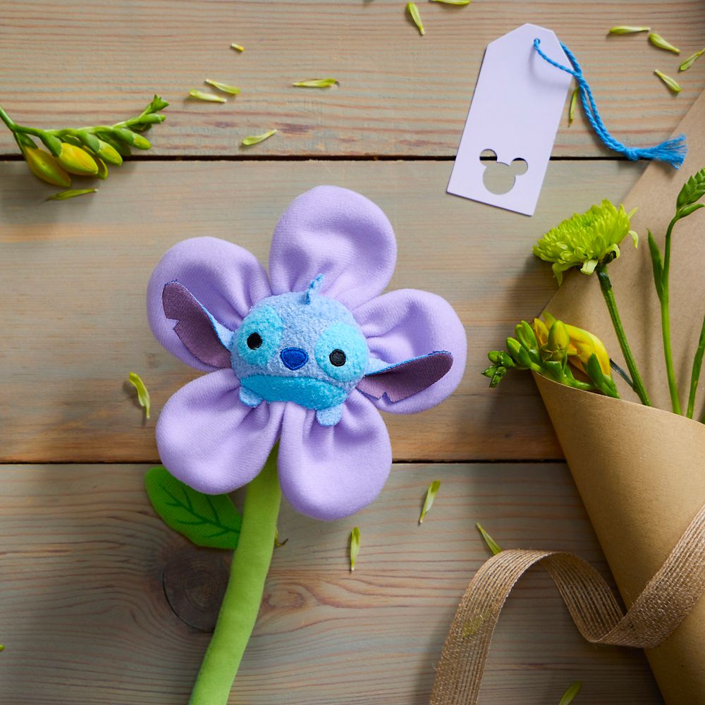 Rakuten - 【取寄せ】 ディズニー Disney US公式商品 スティッチ リロとスティッチ リロ ぬいぐるみ 人形 おもちゃ 35cm [並行輸入品] Stitch Plush Flower ? Lilo & Stitch ? Blooms by Disney ? 14'' グッズ ストア プレゼント ギフト 誕生日 人気