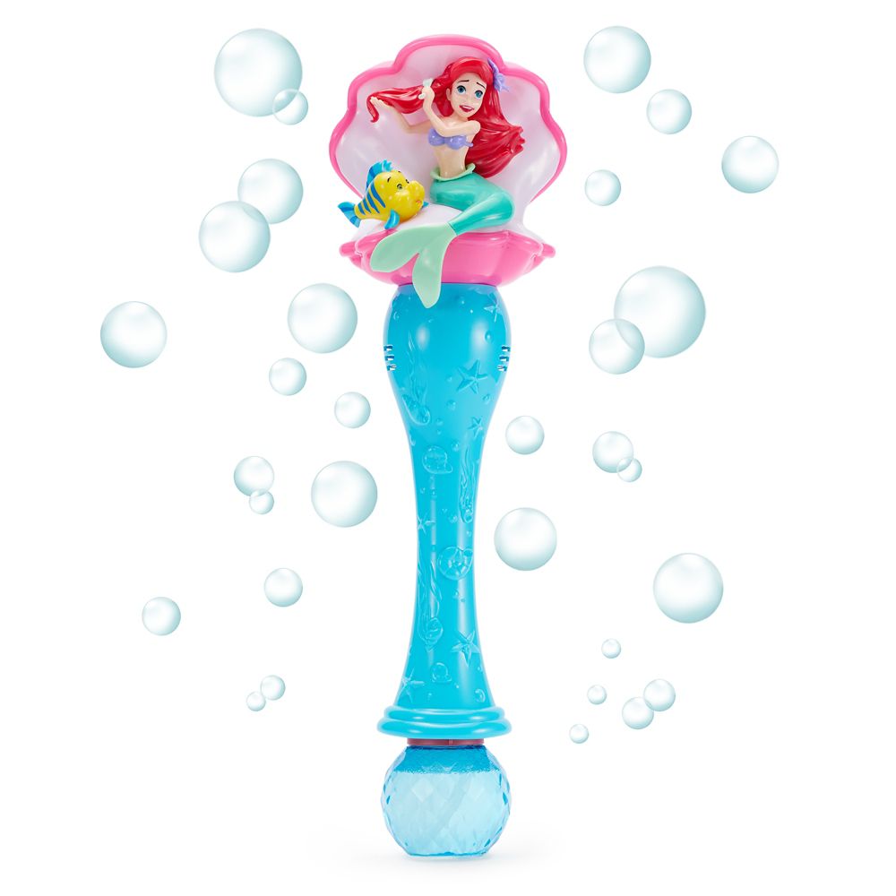 Rakuten - 【取寄せ】 ディズニー Disney US公式商品 リトルマーメイド アリエル Ariel プリンセス フランダー さかな 魚 バブル シャボン玉 ワンド 杖 ステッキ バトン コスチューム 衣装 ハロウィン ハロウィーン [並行輸入品] Ariel and Flounder Light and Sound Bubble Wand