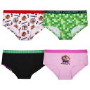 【あす楽】 6歳 8歳 マインクラフト マイクラ Mincraft パンツ 下着 4枚組 女の子 女子 女児 子供 子供用 キッズ ショーツ 下着 肌着 子供下...