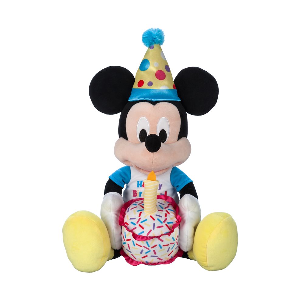 Rakuten - 【あす楽】 ディズニー Disney US公式商品 ミッキーマウス ミッキー 中サイズ ぬいぐるみ 人形 おもちゃ バースデー 誕生日 パーティー 45cm [並行輸入品] Mickey Mouse Happy Birthday Plush Medium 18'' グッズ ストア プレゼント ギフト 人気