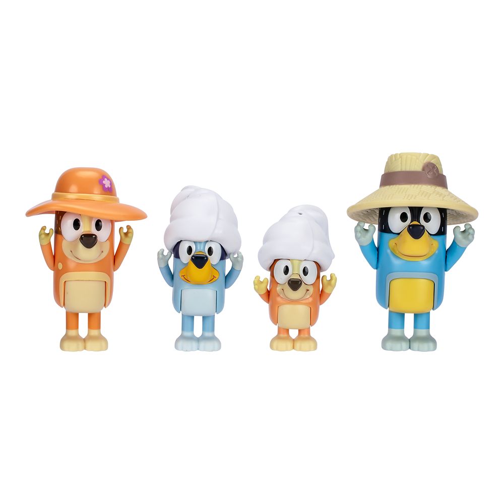 乐天商城 - 【取寄せ】 ディズニー Disney US公式商品 ブルーイ おもちゃ 玩具 トイ フィギュア 置物 人形 セット [並行輸入品] Bluey ''Family Trip'' Figure Play Set グッズ ストア プレゼント ギフト 誕生日 人気