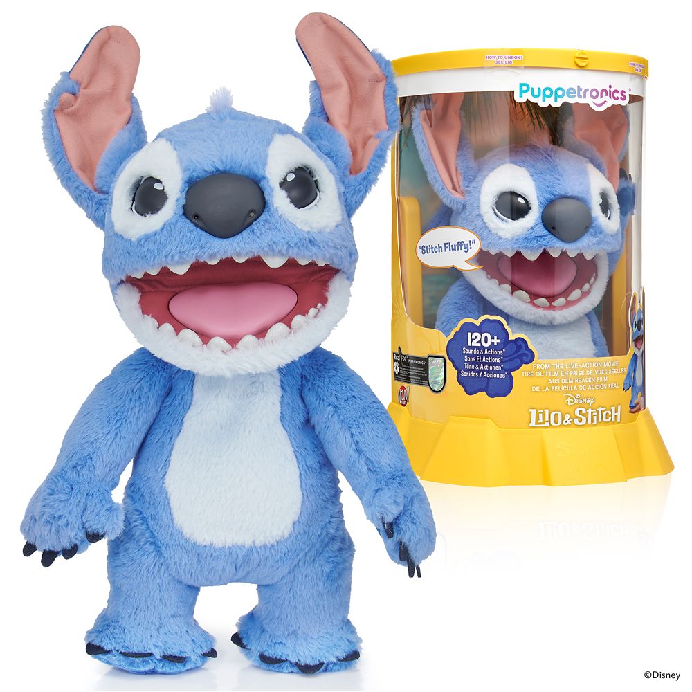 Rakuten - 【取寄せ】 ディズニー Disney US公式商品 スティッチ リロとスティッチ トロン リロ パペット 操り人形 指人形 おもちゃ 玩具 実写映画版 [並行輸入品] Stitch Puppetronic by RealFX ? Lilo & Stitch Live Action Film グッズ ストア プレゼント ギフト 誕生日 人気