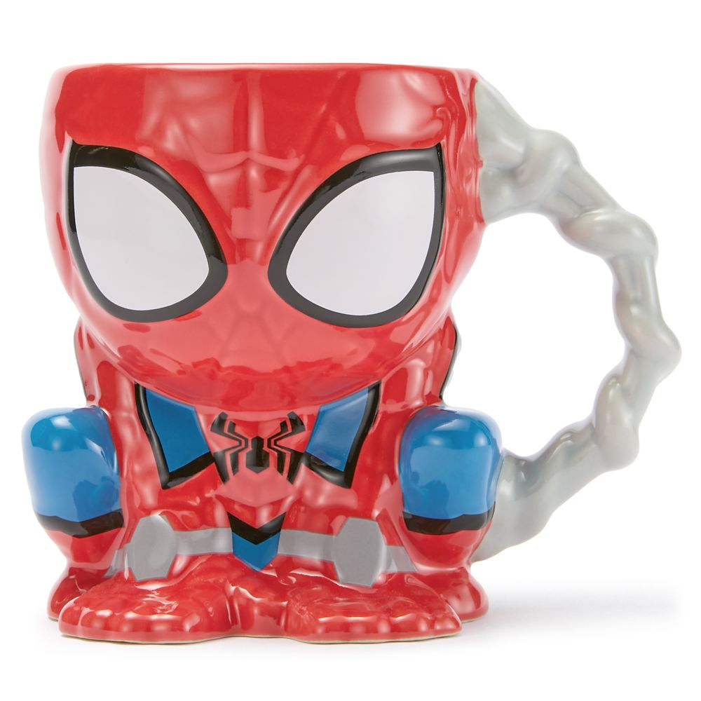 Rakuten - 【取寄せ】 ディズニー Disney US公式商品 スパイダーマン マグカップ マグ コップ カップ 食器 [並行輸入品] Spider-Man Figural Mug グッズ ストア プレゼント ギフト 誕生日 人気