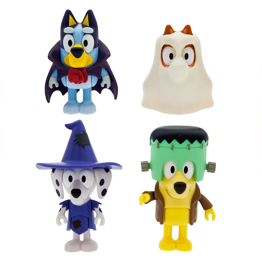 Rakuten - 【取寄せ】 ディズニー Disney US公式商品 ブルーイ フィギュア 置物 人形 ハロウィーン ハロウィン おもちゃ セット [並行輸入品] Bluey Halloween Figure Set グッズ ストア プレゼント ギフト 誕生日 人気