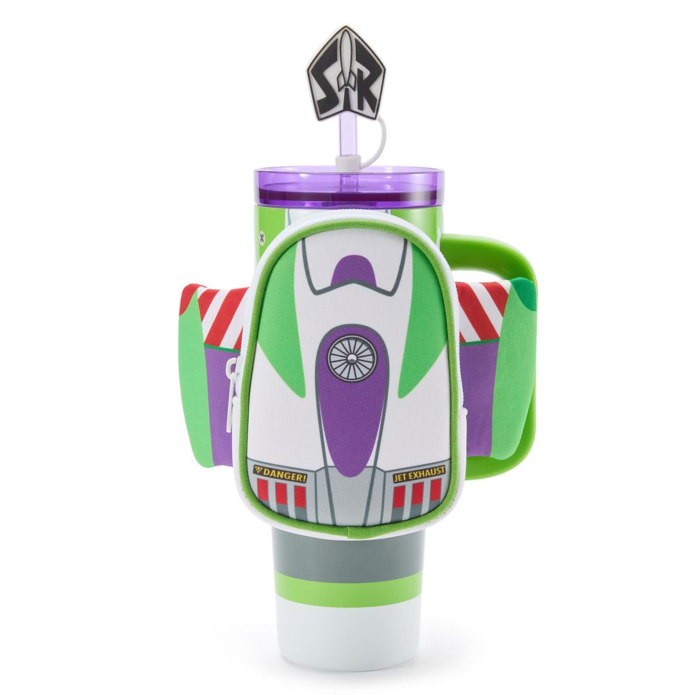 Rakuten - 【取寄せ】 ディズニー Disney US公式商品 トイストーリー バズライトイヤー バズ ライトイヤー タンブラー カップ 水筒 コップ 食器 おもちゃ 玩具 トイ ストロー ストロー付き Tシャツ 服 ケース ステンレス製 ジップケース [並行輸入品] Buzz Lightyear 30 oz. Stai