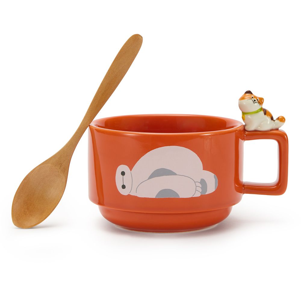 Rakuten - 【取寄せ】 ディズニー Disney US公式商品 ベイマックス baymax ビッグヒーロー6 Baymax 食器 スプーン マグカップ マグ コップ カップ 木 木製 セット マックス [並行輸入品] Baymax Soup Mug and Wooden Spoon Set ? Big Hero 6 グッズ ストア プレゼント ギフト 誕