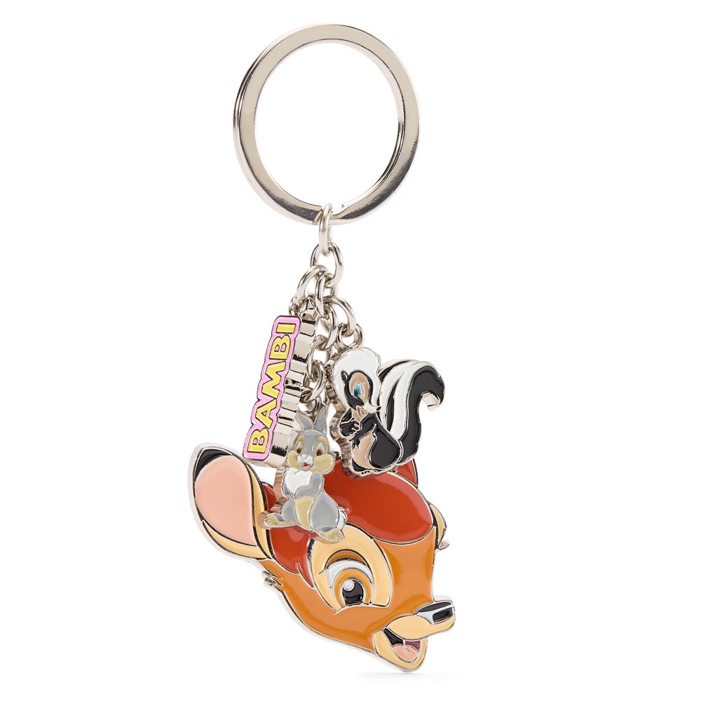 乐天商城 - 【取寄せ】 ディズニー Disney US公式商品 バンビ Bambi キーチェーン アクセサリー キーホルダー チャーム 飾り ジュエリー カギ 鍵 キー [並行輸入品] Bambi Charm Keychain グッズ ストア プレゼント ギフト 誕生日 人気
