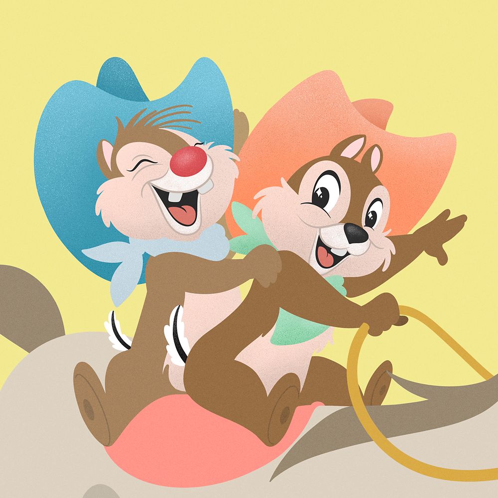 乐天商城 - 【取寄せ】 ディズニー Disney US公式商品 チップとデール Chip 'n' Dale デール 限定版 限定 キャンバス キャンバスアート 絵画 絵 アート インテリア 壁 装飾 デザイン [並行輸入品] Chip 'n Dale ''Ranch Rascal Roundup'' Gallery Wrapped Canvas by Dom Corona ?