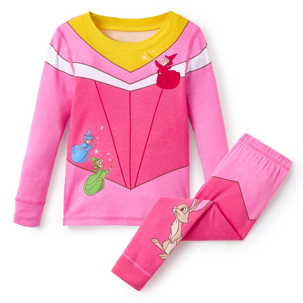 Rakuten - 【取寄せ】 ディズニー Disney US公式商品 眠れる森の美女 オーロラ姫 プリンセス 子供 キッズ 女の子 男の子 パジャマ 寝巻き 部屋着 服 コスチューム 衣装 ドレス コスプレ ハロウィン ハロウィーン 寝具 [並行輸入品] Aurora Costume PJ PALS for Kids ? Sleeping