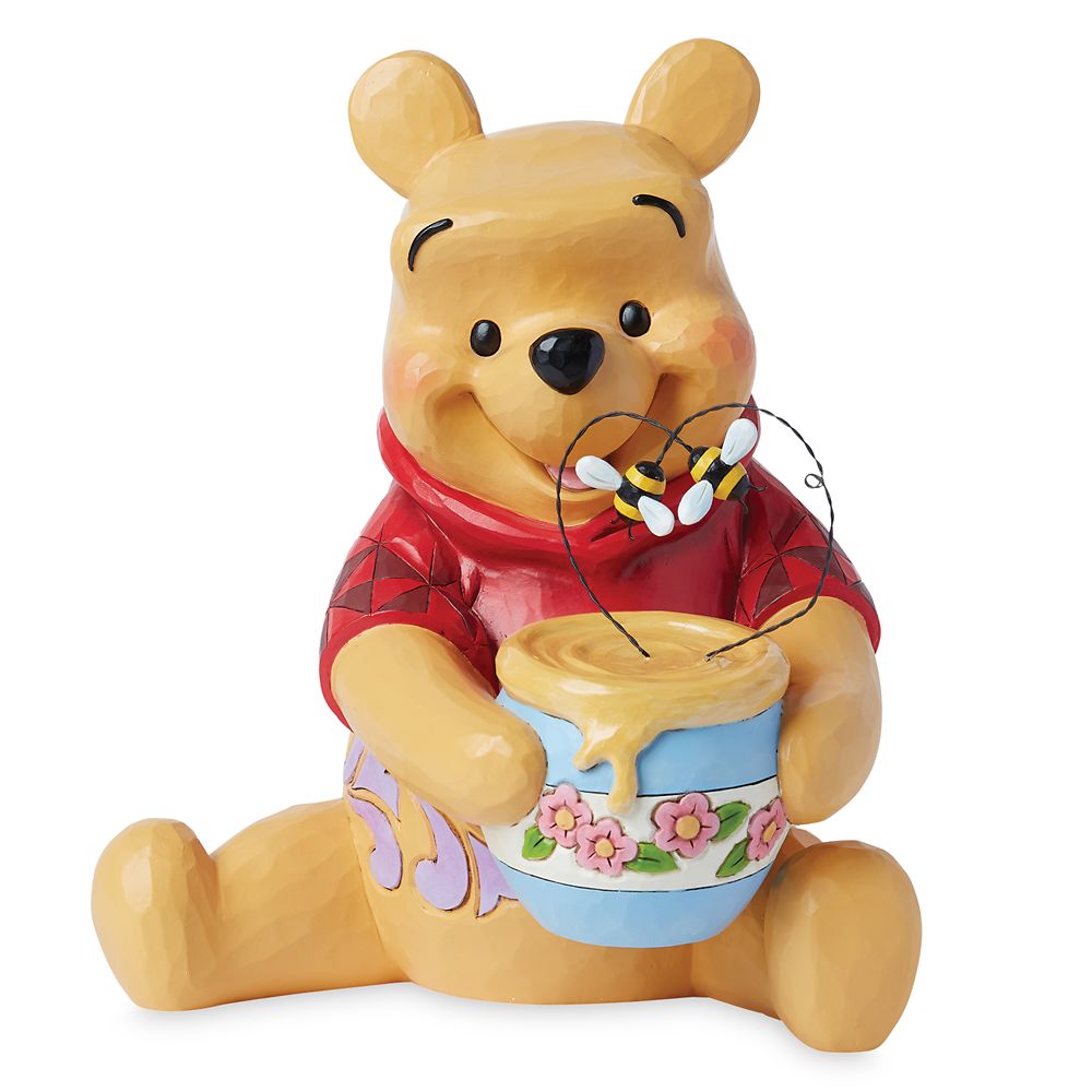乐天商城 - 【取寄せ】 ディズニー Disney US公式商品 くまのプーさん ぷーさん プーさん pooh 置物 フィギュア ジムショア 人形 おもちゃ [並行輸入品] Winnie the Pooh with Honey Pot Figure by Jim Shore グッズ ストア プレゼント ギフト クリスマス 誕生日 人気