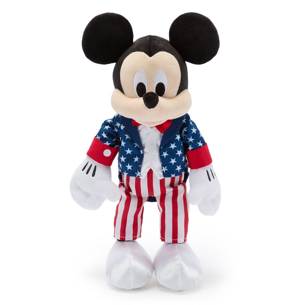 乐天商城 - 【取寄せ】 ディズニー Disney US公式商品 ミッキーマウス ミッキー アメリカン ぬいぐるみ 人形 おもちゃ 27.5cm [並行輸入品] Mickey Mouse Americana Plush ? 11'' グッズ ストア プレゼント ギフト クリスマス 誕生日 人気